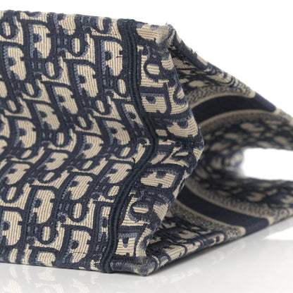 Christian Dior Oblique Medium Book Tote Blue Multicolor 9 of 11