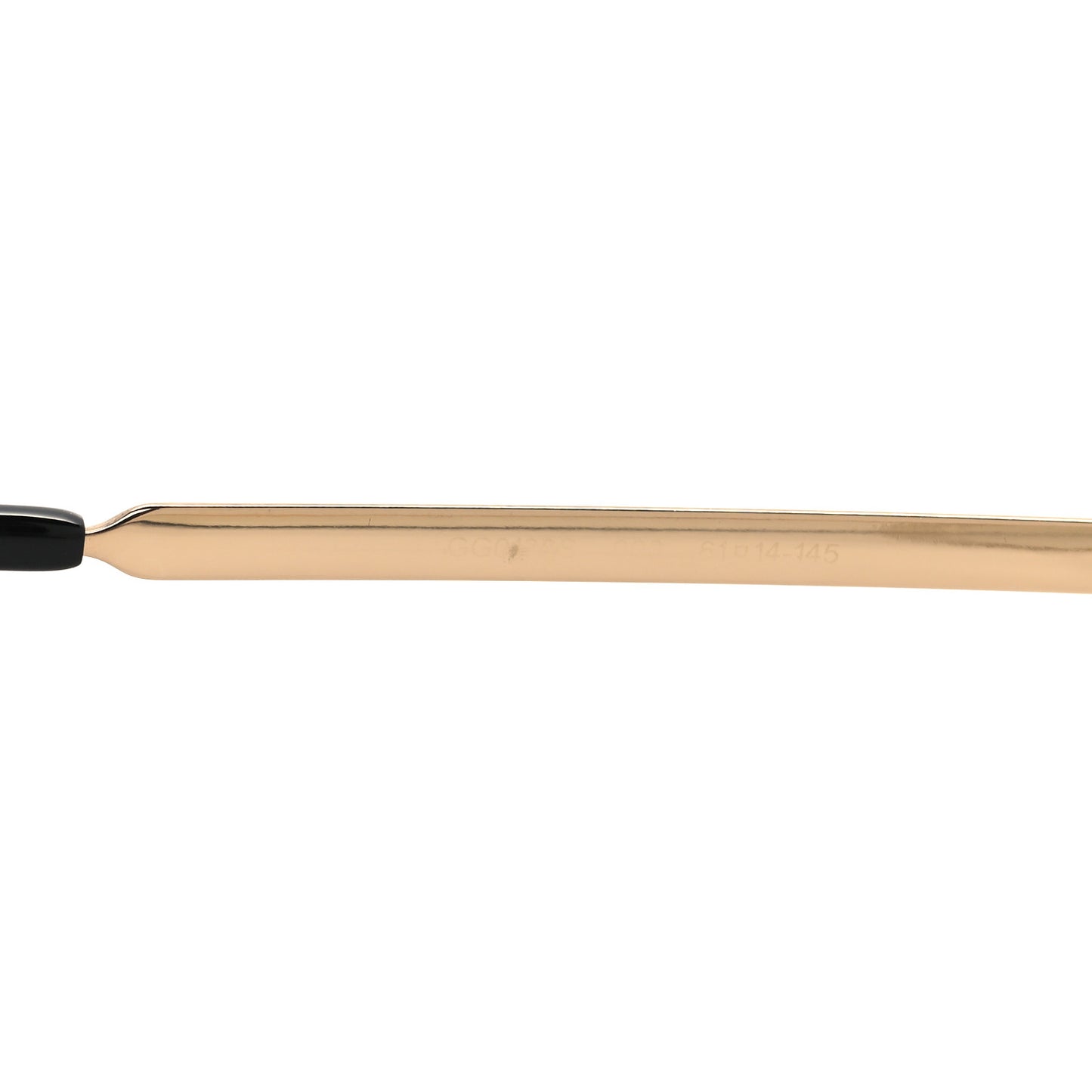 Aviator Eyeglasses GG0138S Gold Black
