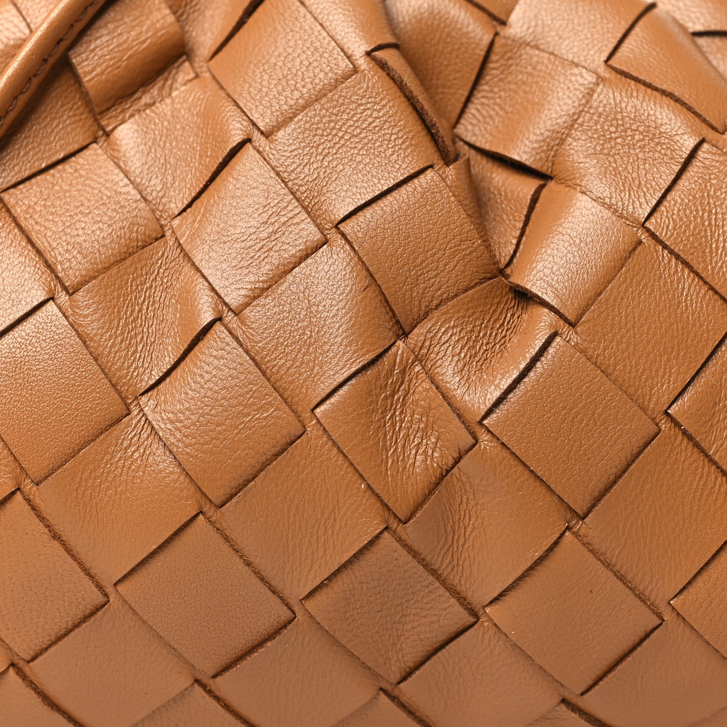 Nappa Intrecciato The Mini Pouch Carmel