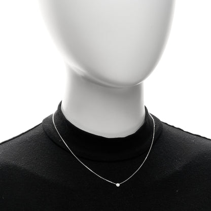 Cartier 18K White Gold Diamond D'Amour Pendant Necklace 2 of 5