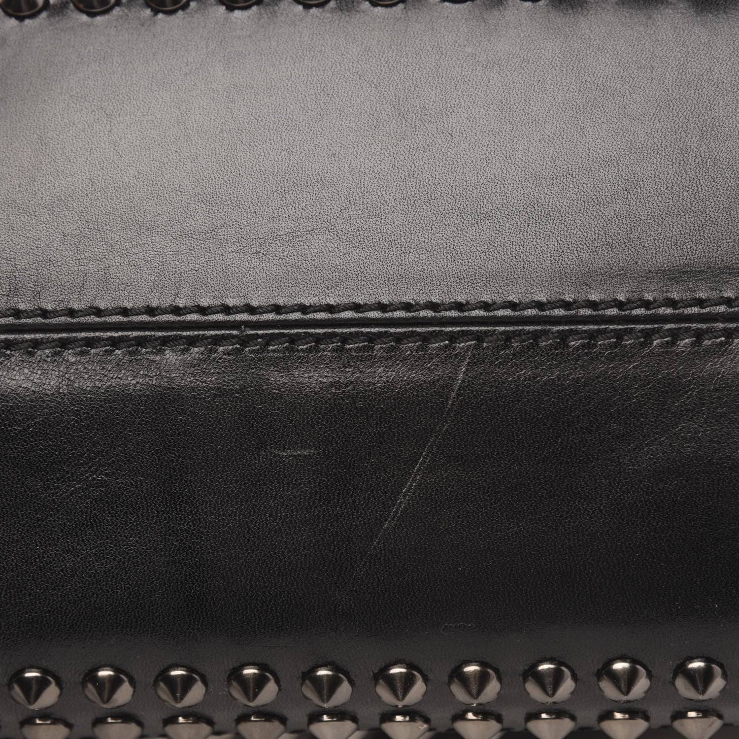 Burberry Nylon Beat Check Studded Hobo Black 10 of 11