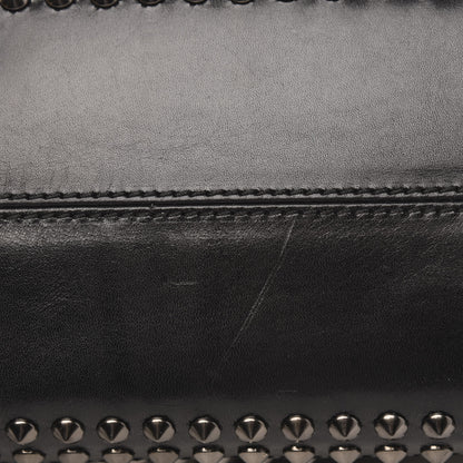 Burberry Nylon Beat Check Studded Hobo Black 10 of 11