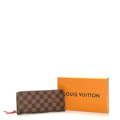 Louis Vuitton Damier Ebene Clemence Wallet Cherry 10 of 10