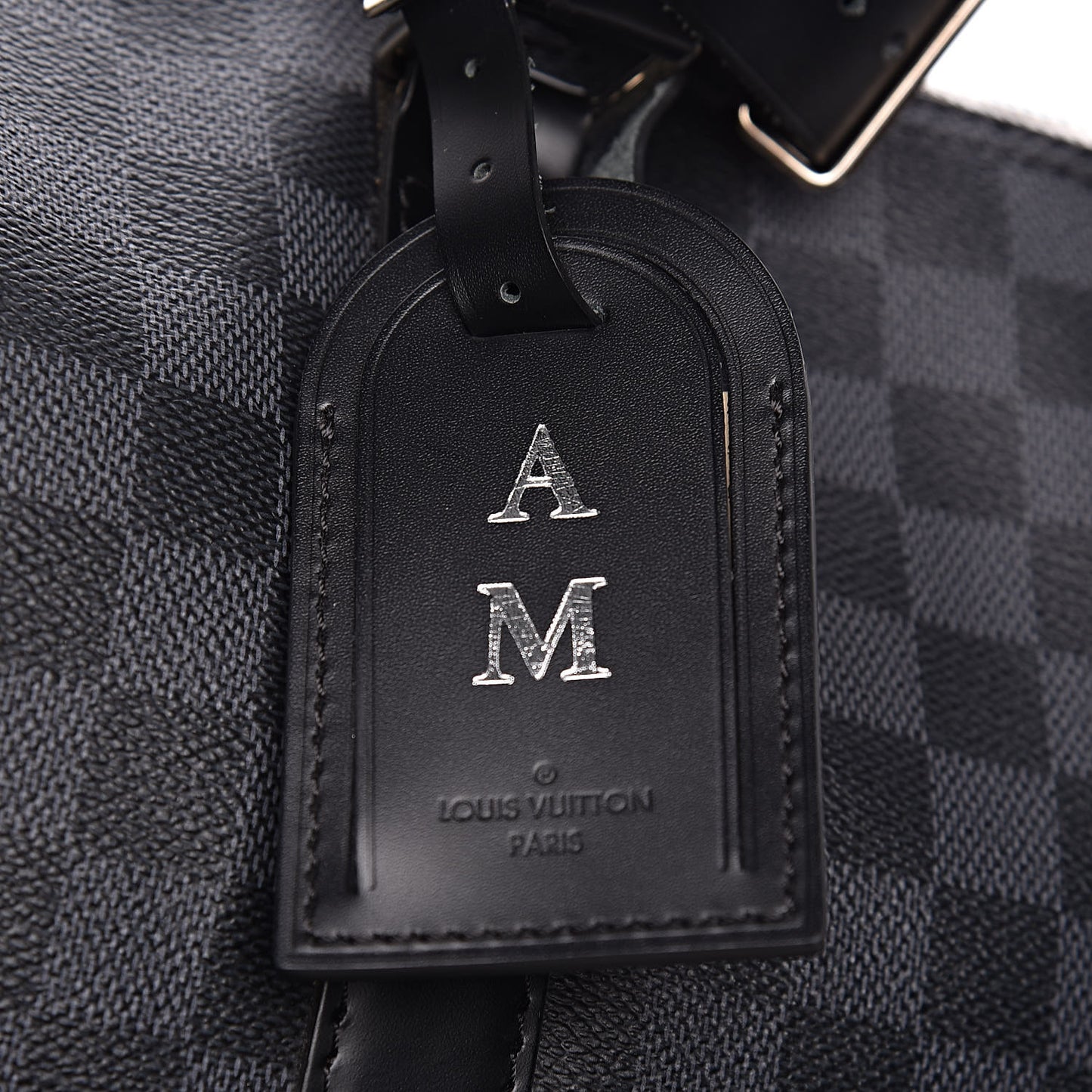 Damier Graphite Keepall Bandouliere 55