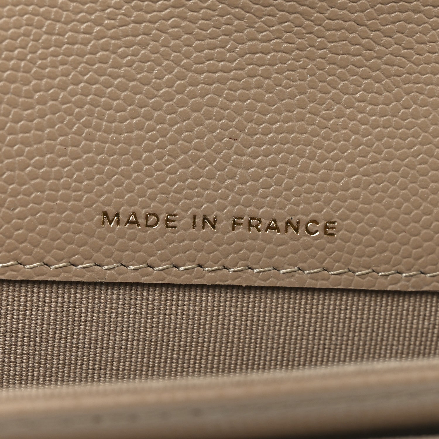 Chanel Caviar Quilted Flap Card Holder Wallet Beige 8 of 8