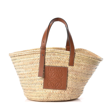 Loewe Raffia Basket Tote Bag Natural Tan 1 of 12
