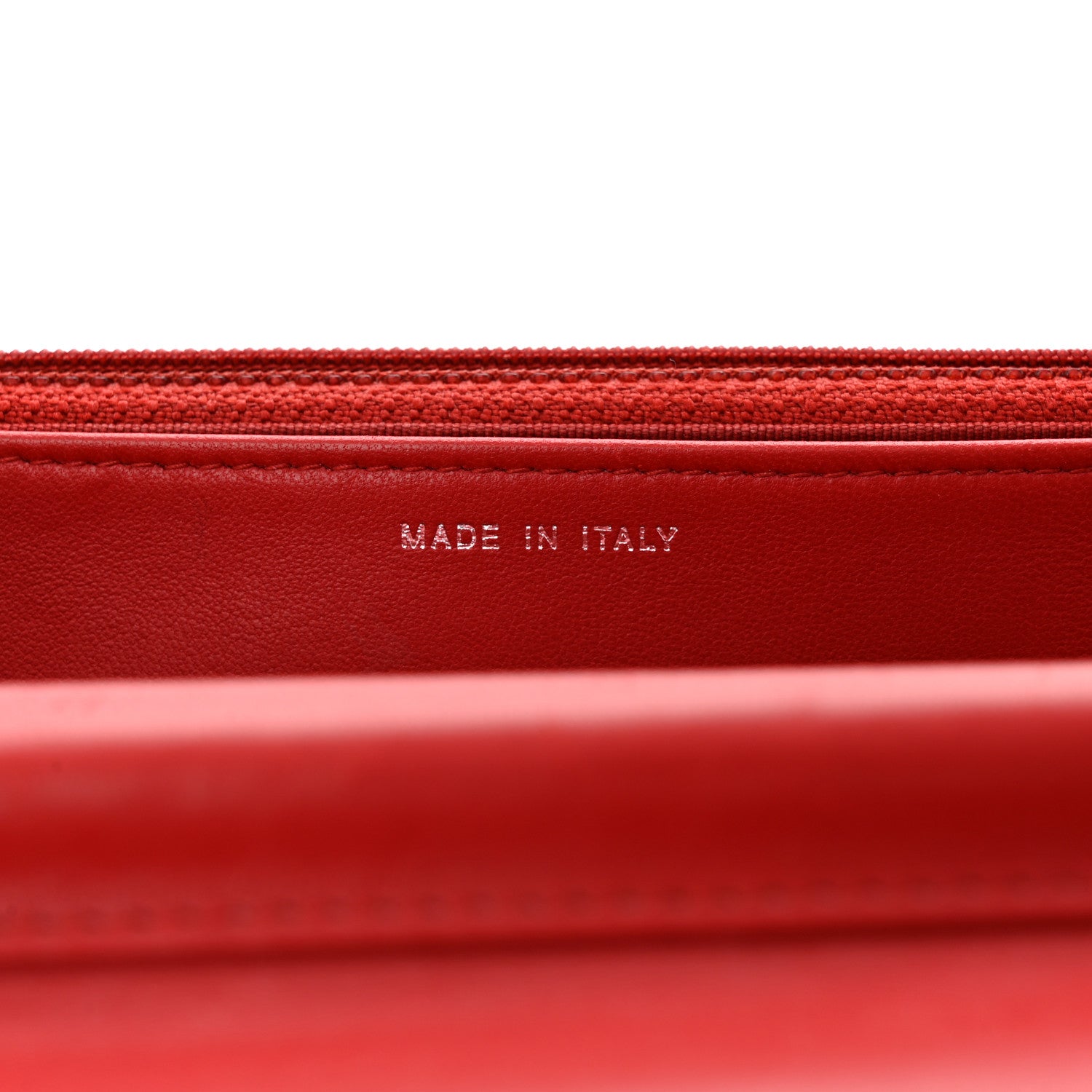 Chanel Lambskin Quilted Tri-Color Wallet On Chain WOC Red Blue 7 of 13