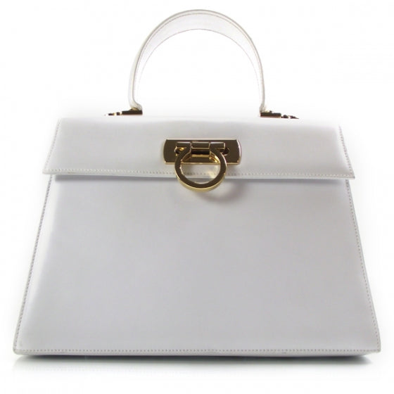 SALVATOREFERRAGAMOLadyGanciniBagWhite