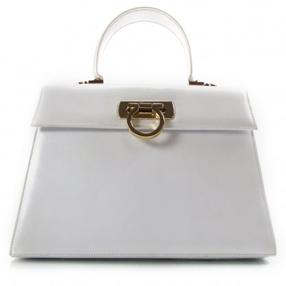 FASHIONPHILE SALVATOREFERRAGAMOLadyGanciniBagWhite 1 of 9