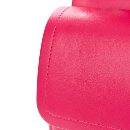 Chanel Lambskin Quilted Jumbo Double Flap Dark Pink 11 of 11