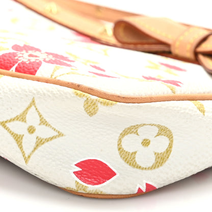 Louis Vuitton Monogram Cherry Blossom Pochette Accessories Red 9 of 10