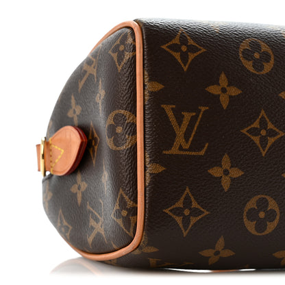 Louis Vuitton Monogram Speedy Bandouliere 20 Black 8 of 13