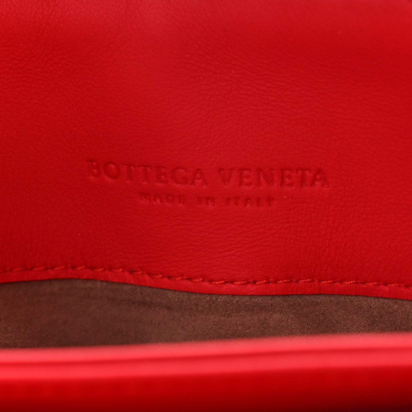 Nappa Intrecciato Baby Olimpia Shoulder Bag Vesuvio