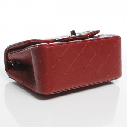 Chanel Lambskin Quilted Mini Square Flap Red 4 of 8