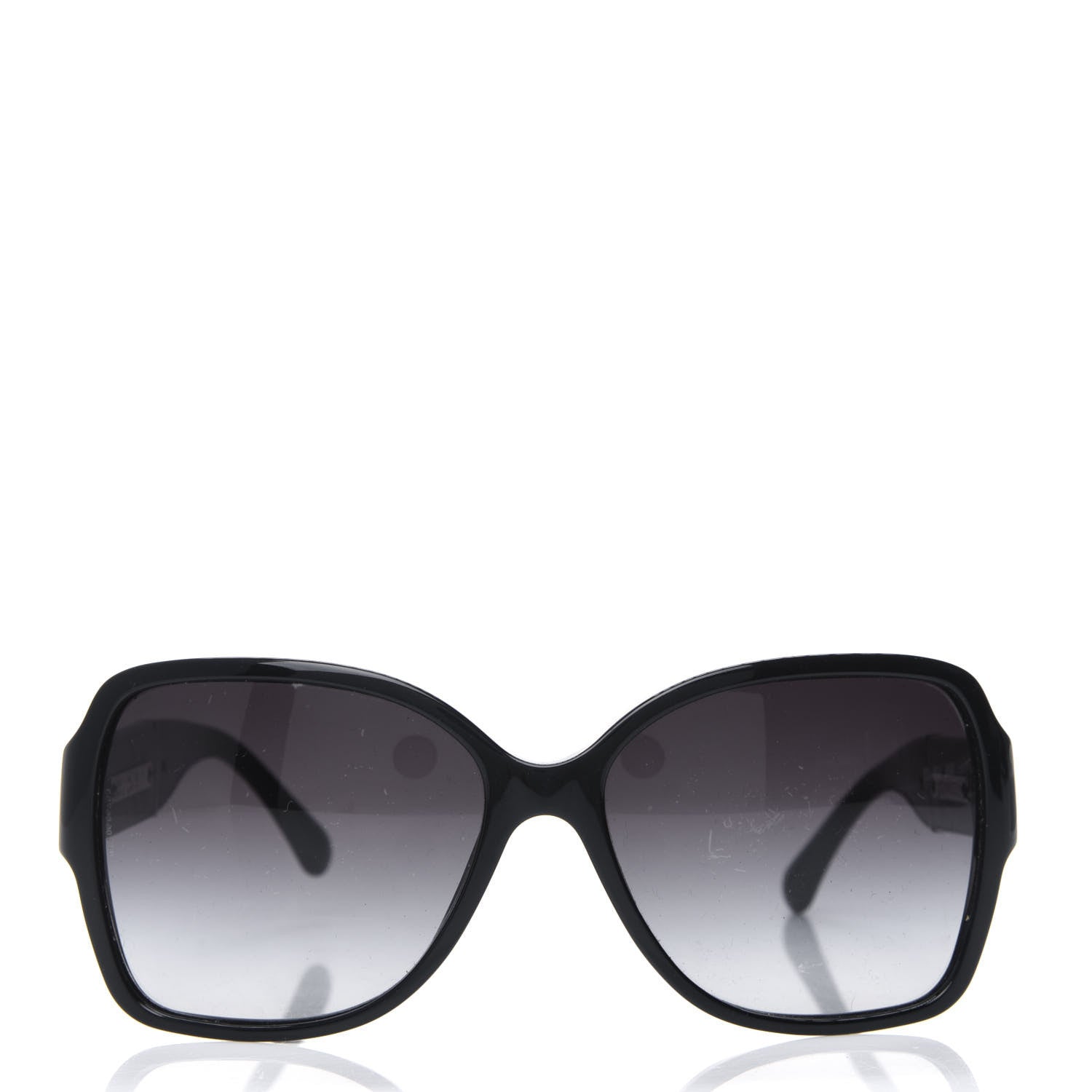 Chanel CC Sunglasses 1345 Black 2 of 4