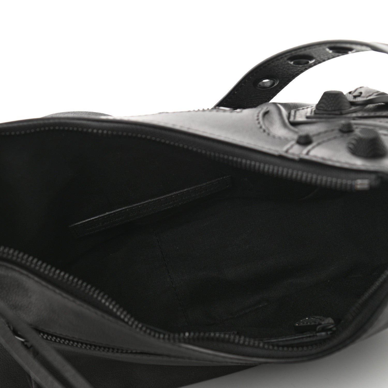 Balenciaga Used Calfskin Small Le Cagole Shoulder Bag Black 5 of 10