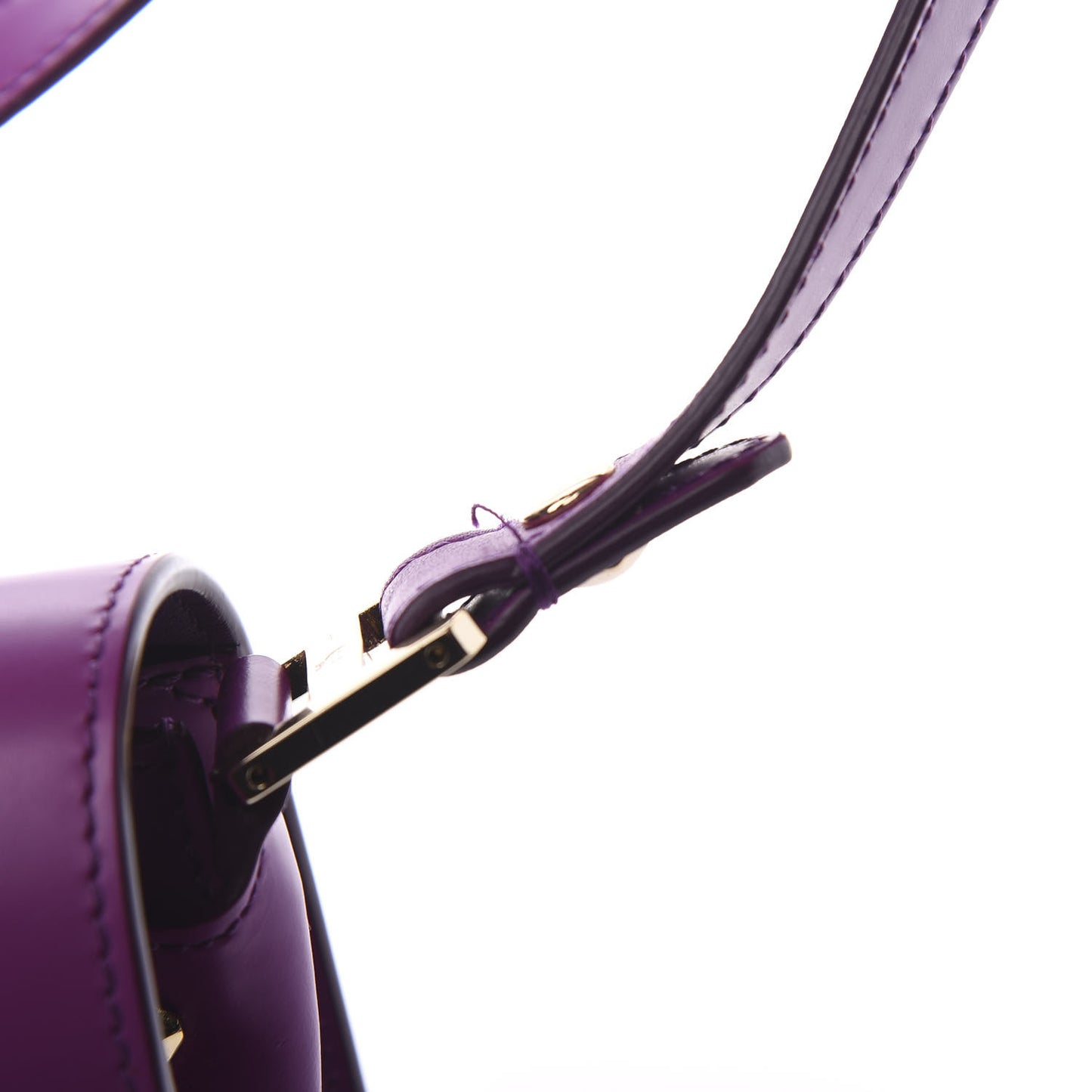 Calfskin Patricia Crossbody Bag Purple
