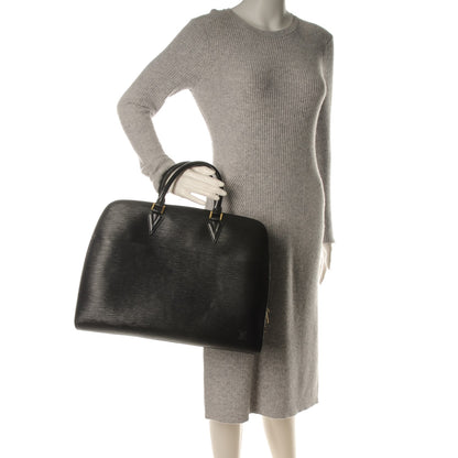 Louis Vuitton Epi Sorbonne Briefcase Black 2 of 9