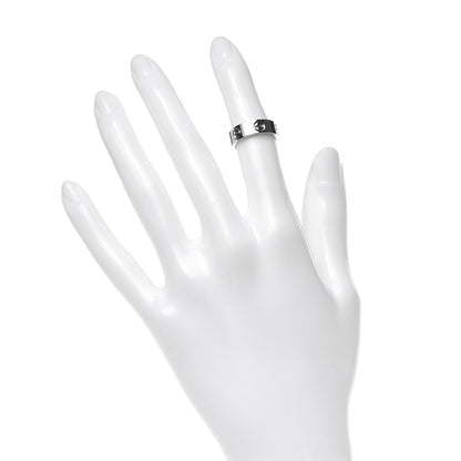Cartier 18K White Gold 5.5mm LOVE Ring 47 4 2 of 4