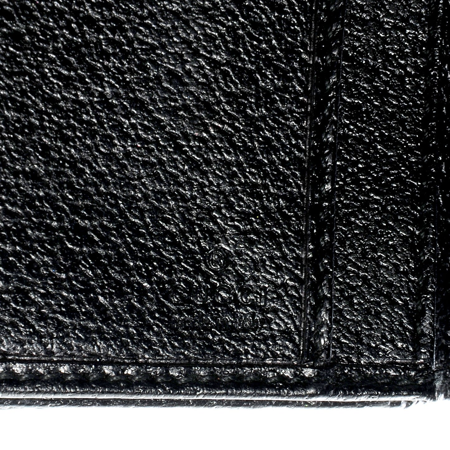 Monogram Calfskin Ladies Web Long Wallet Black