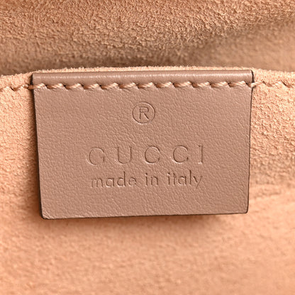 Gucci Calfskin Matelasse Small GG Marmont Chain Shoulder Bag Porcelain Rose 6 of 15