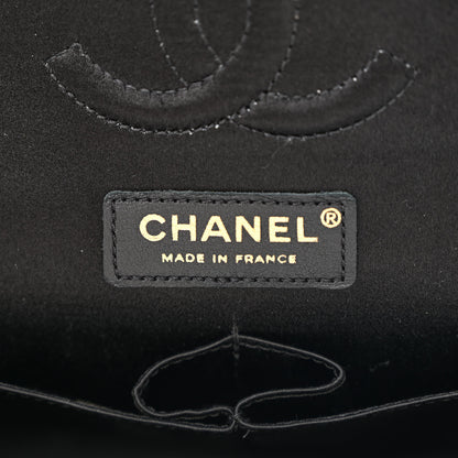 Chanel Satin Sequin Medium Paris Shanghai Double Flap Green 6 of 14