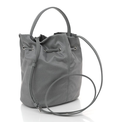 Balenciaga Nylon Wheel Logo Bucket Bag XS Gris Cendre 3 of 9
