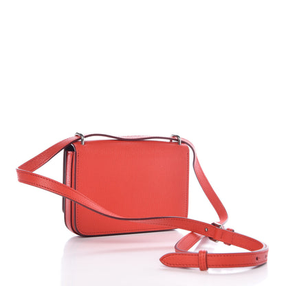 Burberry Goatskin Mini D-Ring Bag Bright Red 3 of 11