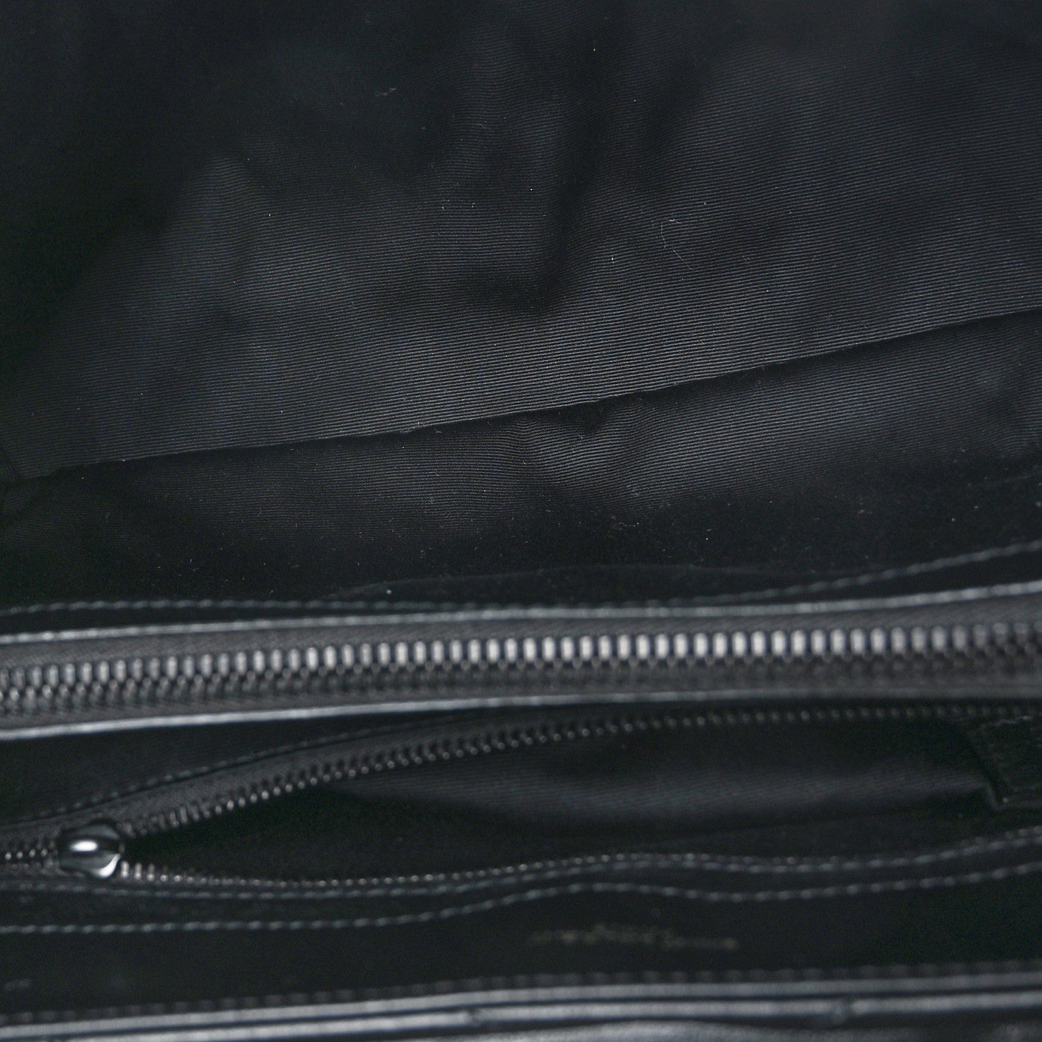 Saint Laurent Calfskin Y Quilted Monogram Monochrome Medium Loulou Chain Satchel Black 5 of 9