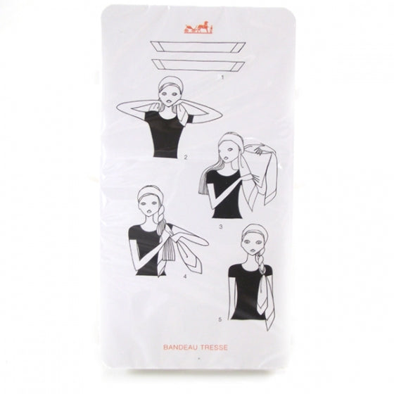 Knotting Cards Cartes A Nouer Carre Scarf Guide