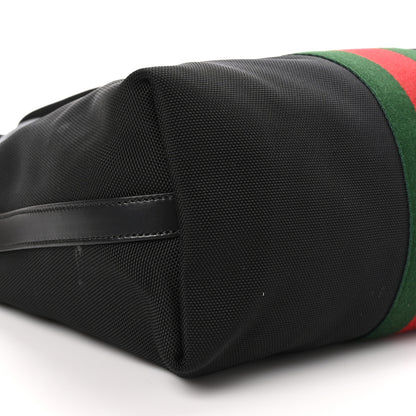 Gucci Techno Canvas Web Duffle Black 9 of 11