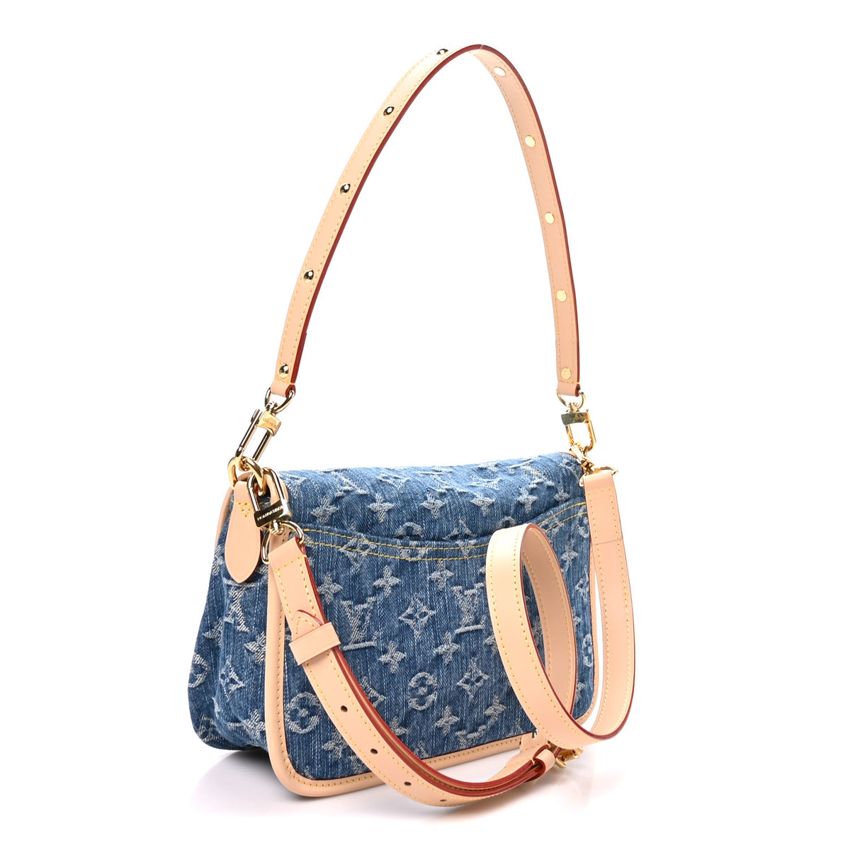 Louis Vuitton Monogram Denim Diane Blue 3 of 10