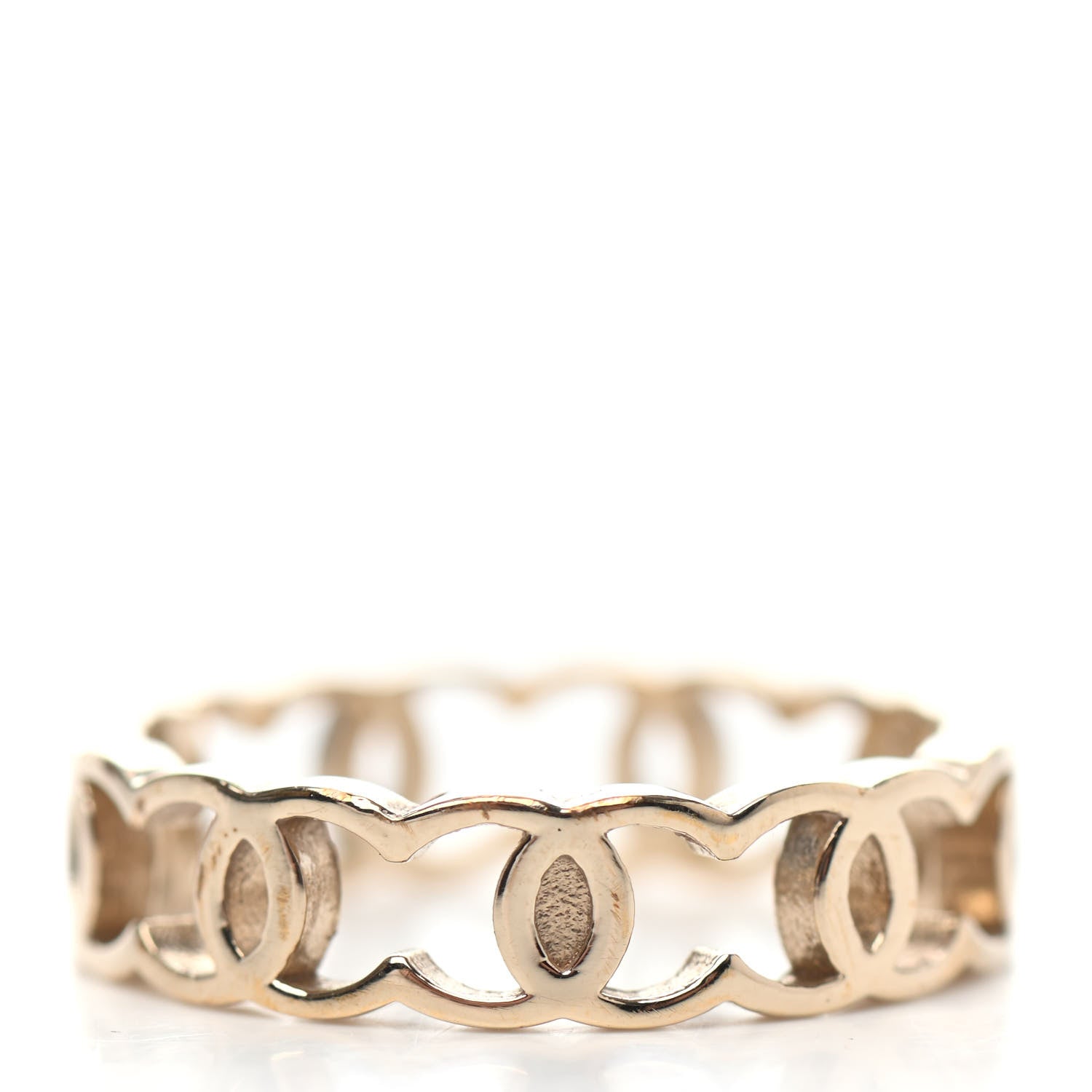 Chanel Metal CC Ring 52 Gold 2 of 3