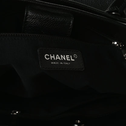 Chanel Calfskin Cerf Executive Shopper Tote Black 5 of 17