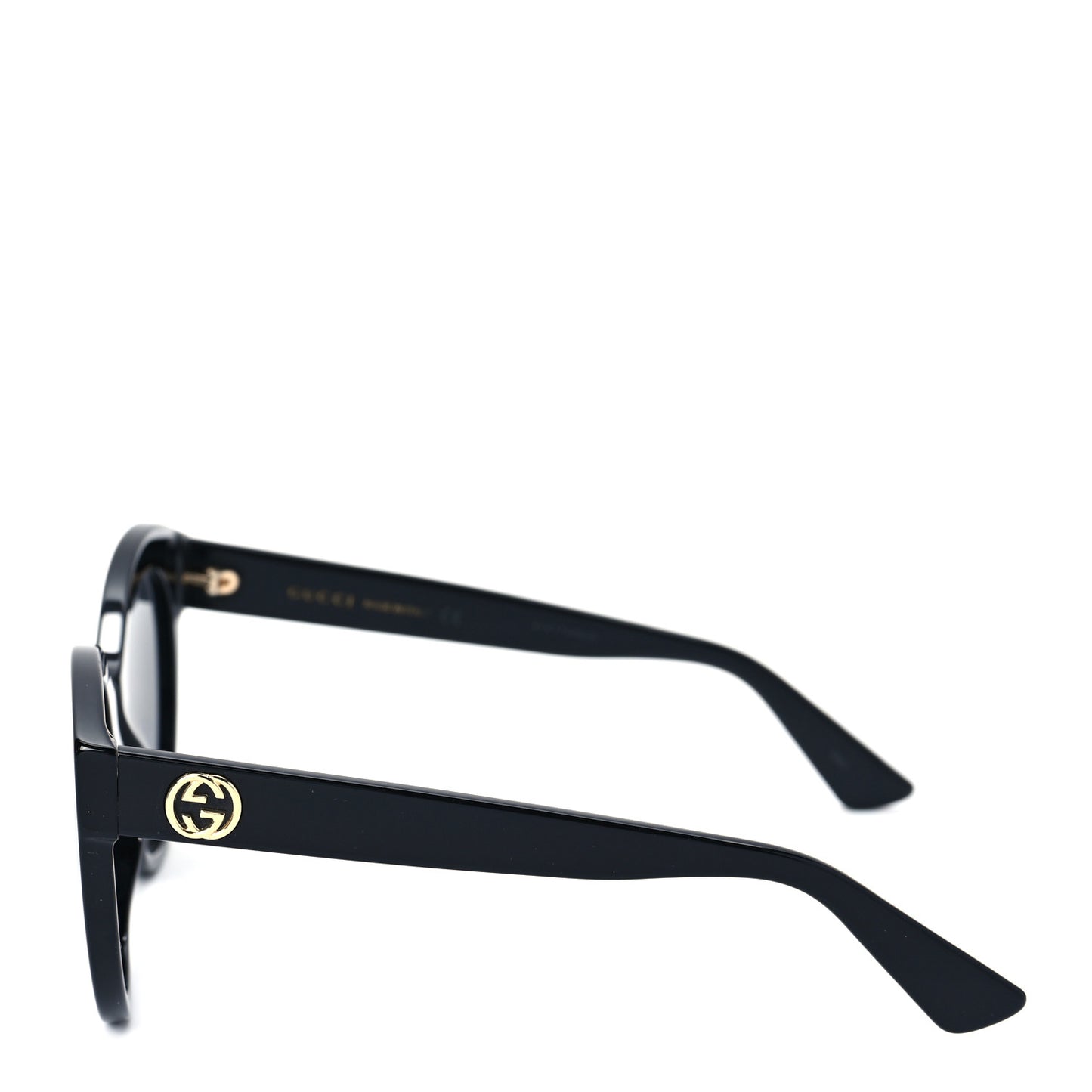 Round GG Sunglasses GG0028S Black