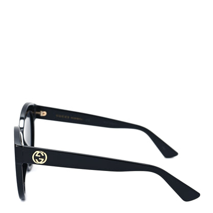 Gucci Round GG Sunglasses GG0028S Black 3 of 7