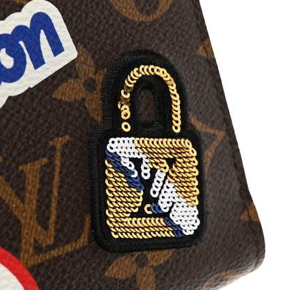 Louis Vuitton Monogram Travel Stickers Zippy Coin Purse 8 of 8