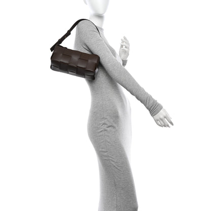 Bottega Veneta Lambskin Maxi Intrecciato Small Brick Cassette Bag Light Brown 2 of 10