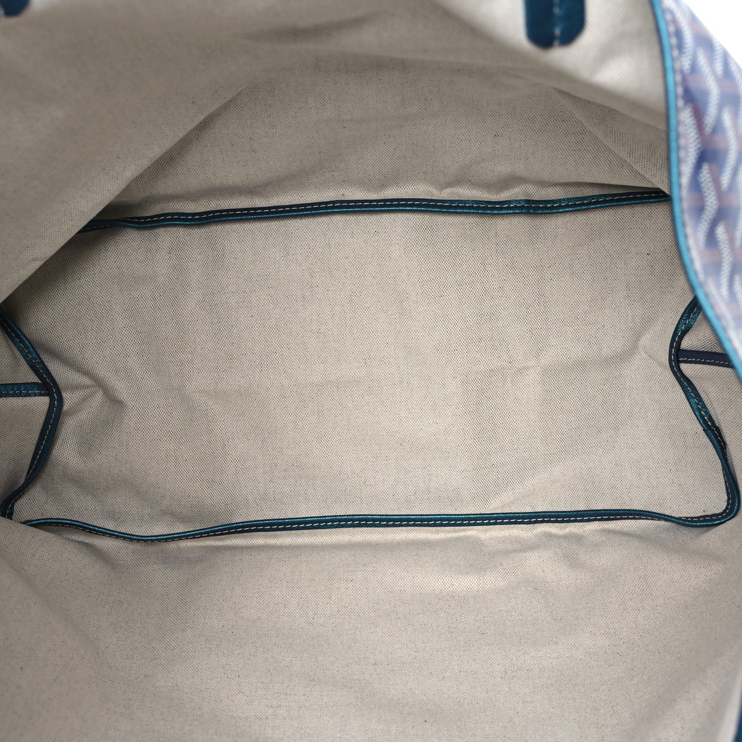 Iridescent Goyardine Saint Louis PM Pearly Blue