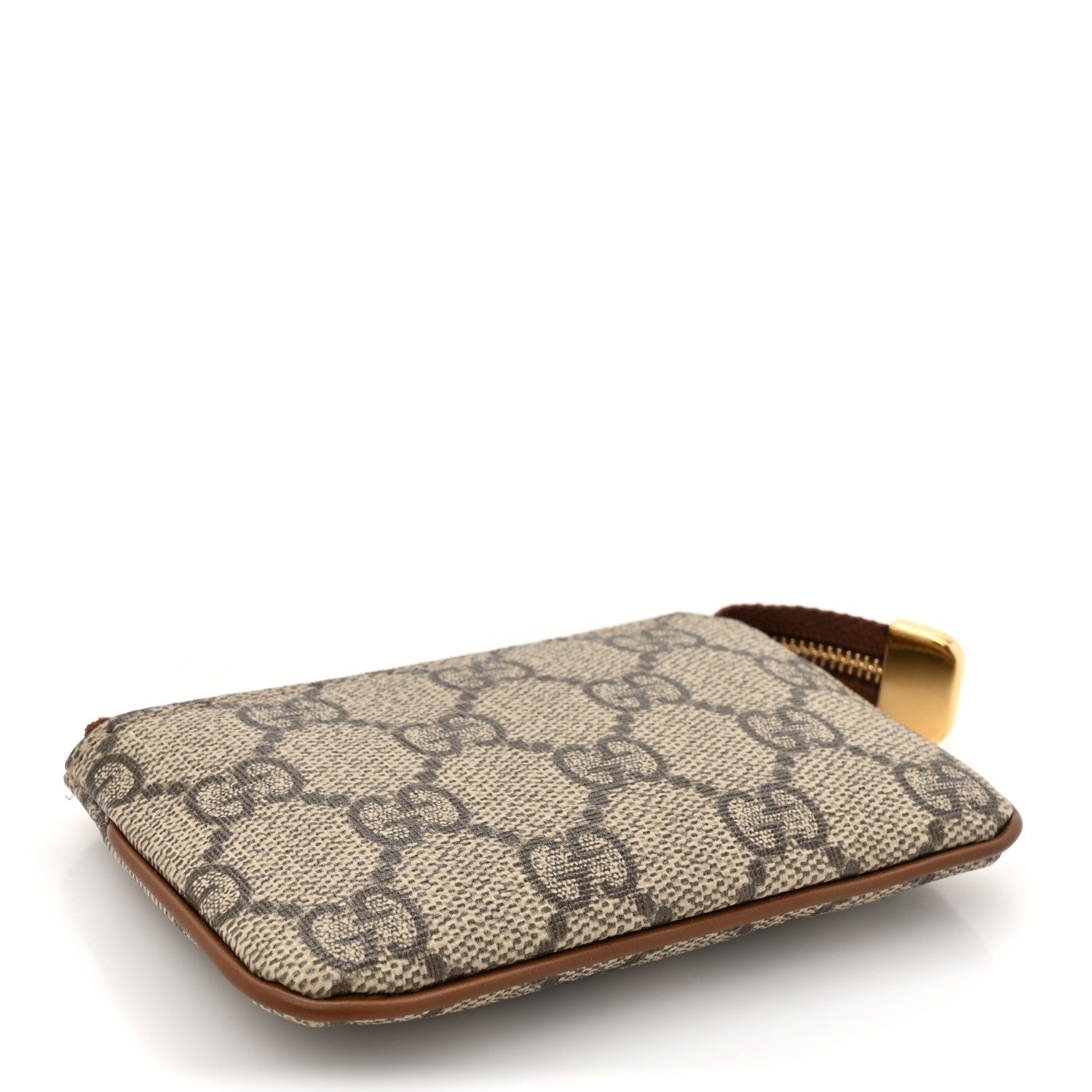 Gucci GG Supreme Monogram Key Case Beige Ebony Cuir 4 of 8