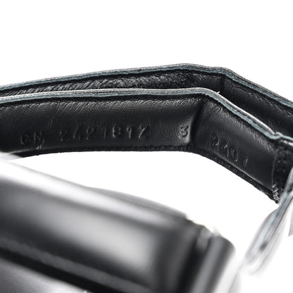 Hermes Nappa Junior Sandals 38 Black 8 of 9
