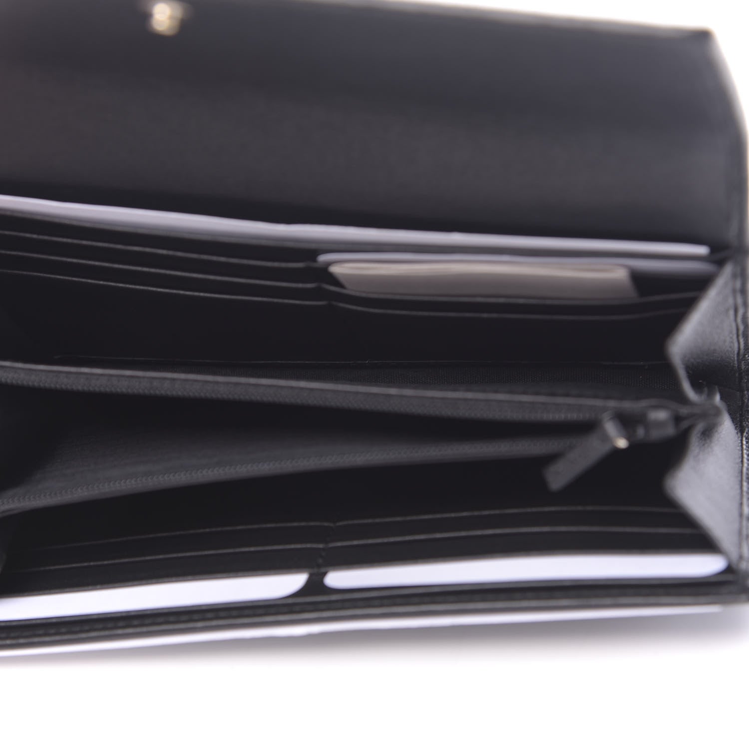 Gucci Microguccissima Bow Continental Wallet Black 5 of 8
