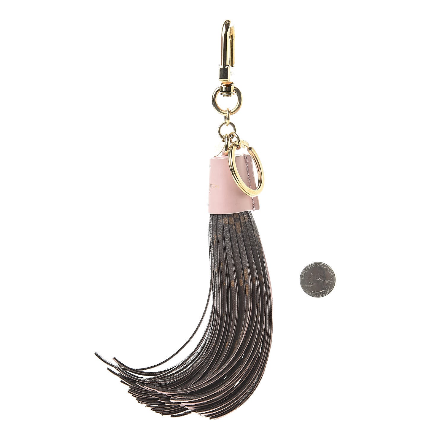 Louis Vuitton Monogram Tassel Bag Charm Pink 2 of 4
