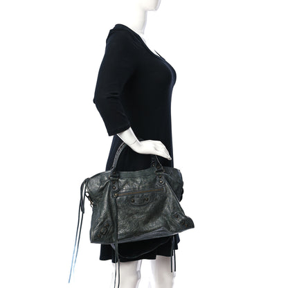 Balenciaga Agneau Classic Hardware City Anthracite 2 of 12