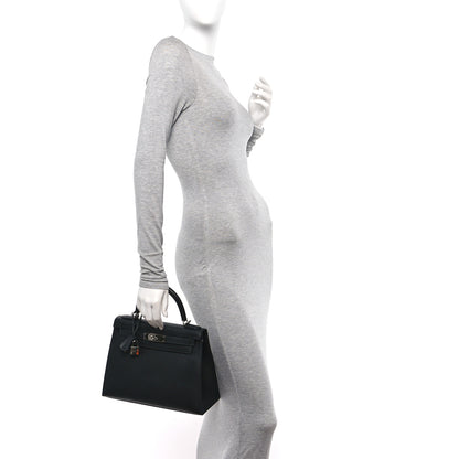 Hermes Epsom Kelly Sellier 28 Black 2 of 11