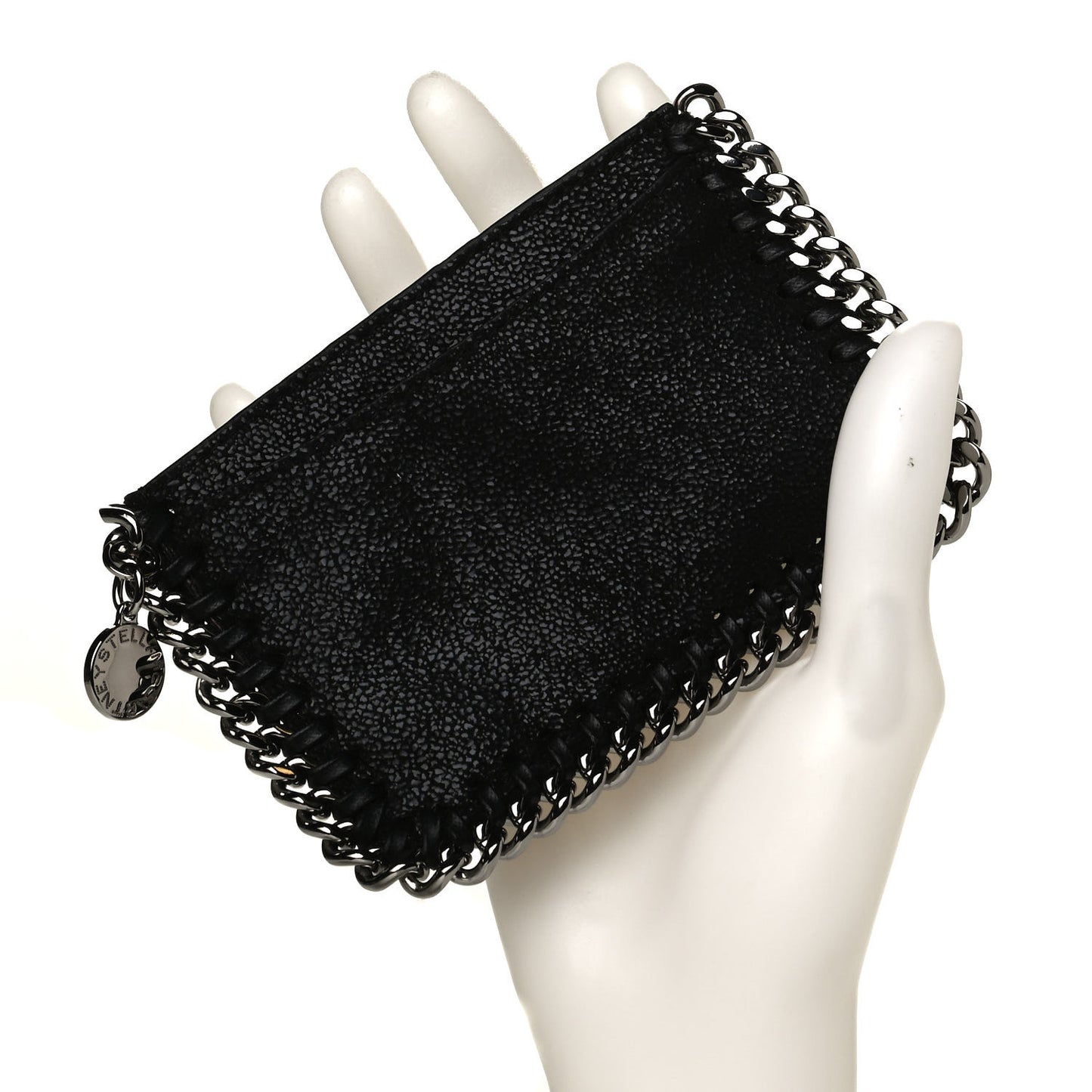 Shaggy Deer Falabella Card Holder Black