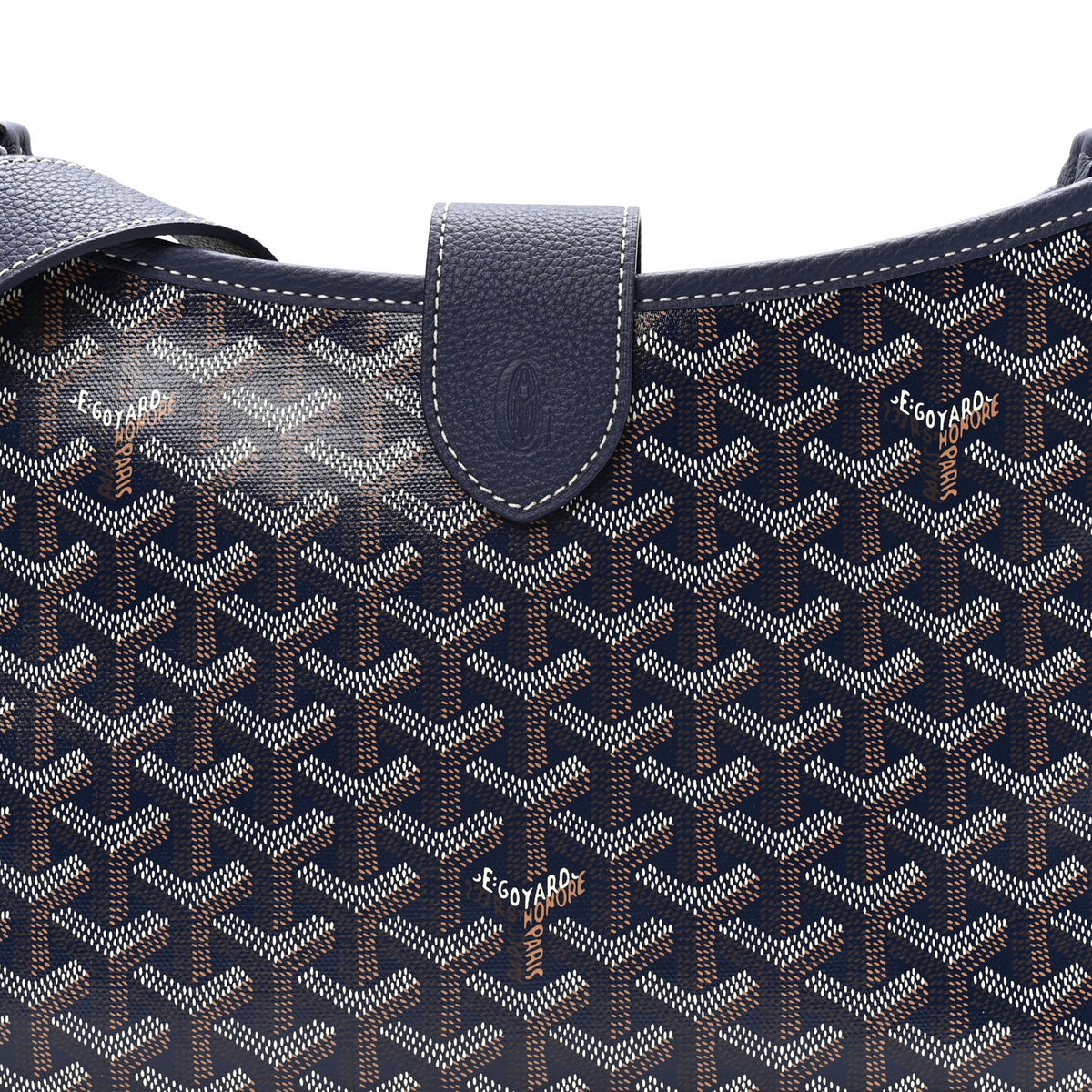 Goyardine Musette PM Bag Navy