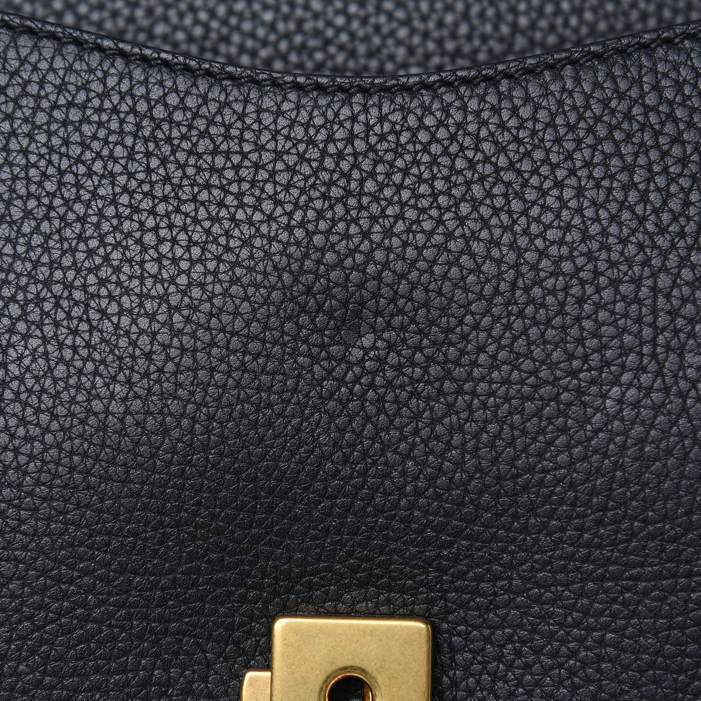 Calfskin Mini GG Marmont Top Handle Bag Black