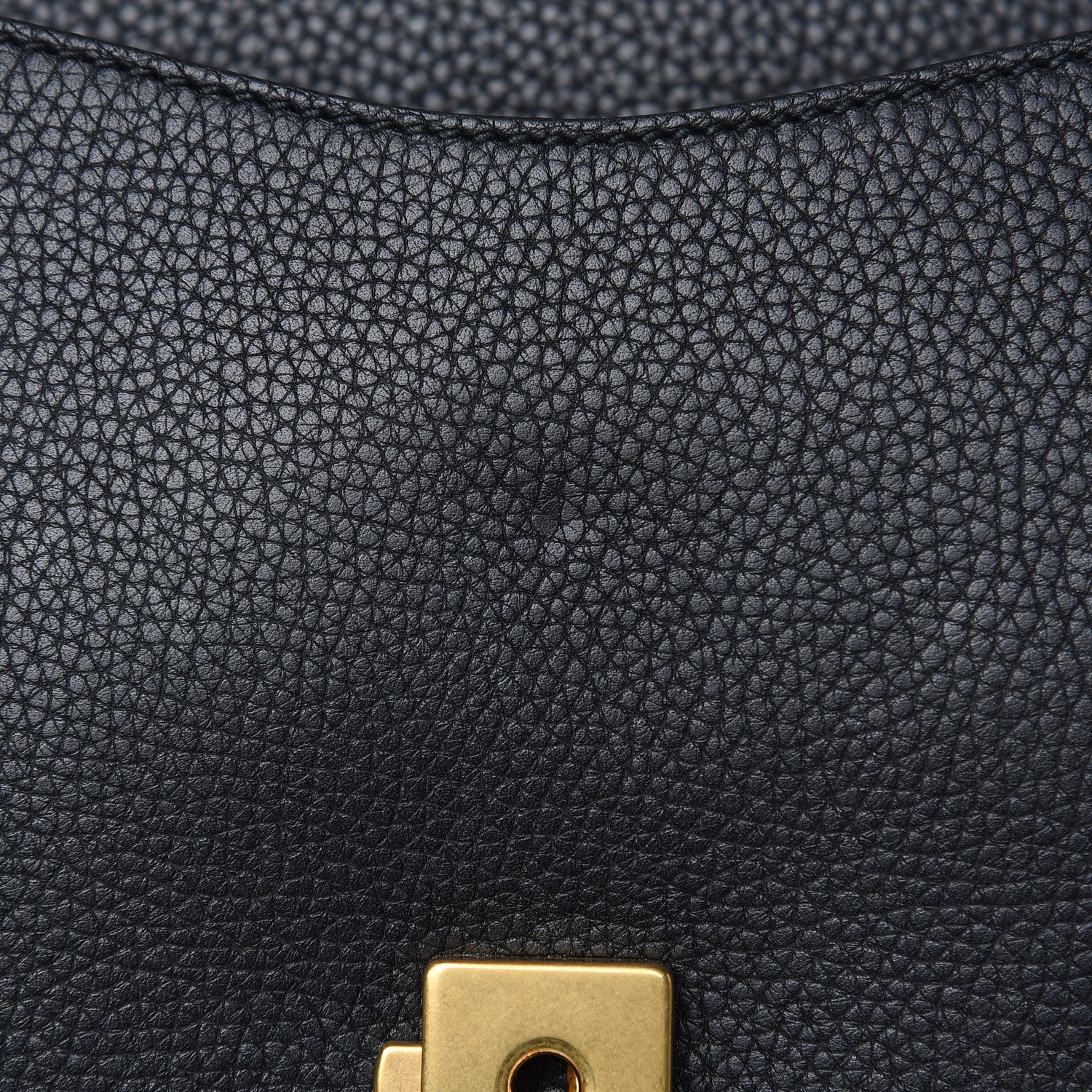 Gucci Calfskin Mini GG Marmont Top Handle Bag Black 10 of 10