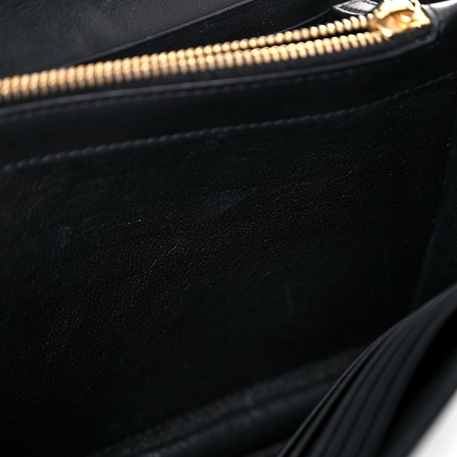 Saint Laurent Calfskin Classic Y Ligne Chain Wallet Black 14 of 20